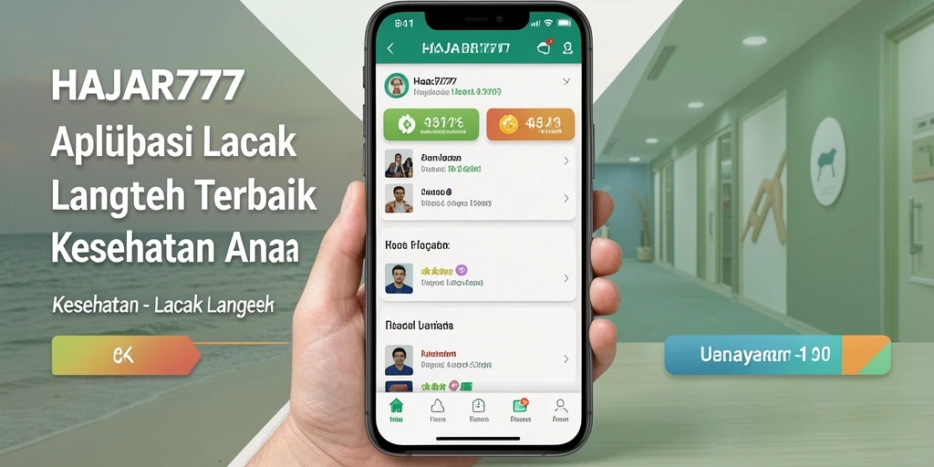 Antarmuka Lacak Langkah HAJAR777 yang intuitif dan informatif.