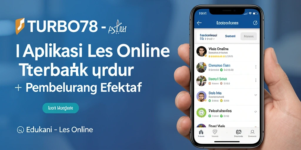 Antarmuka TURBO78 yang intuitif untuk Les Online.
