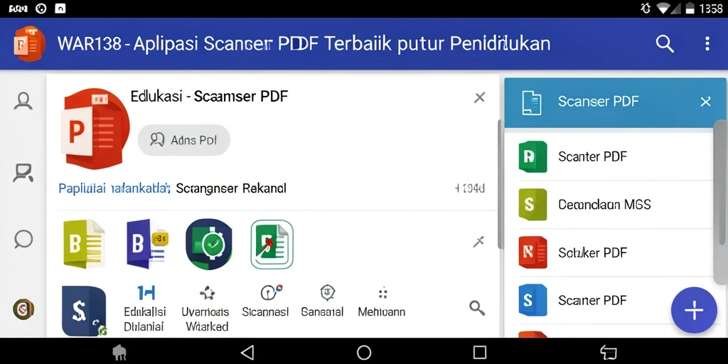 Tampilan antarmuka aplikasi WAR138 yang sederhana dan fungsional.