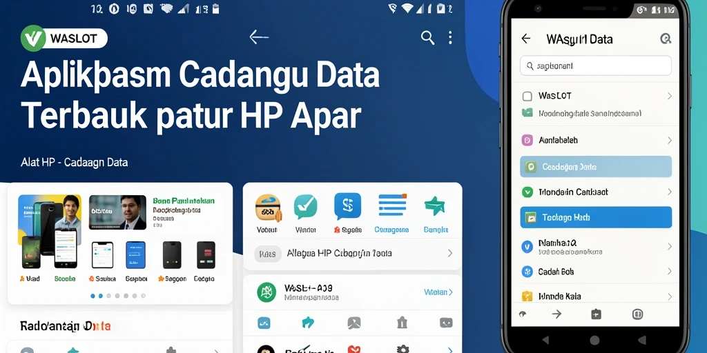 Tampilan antarmuka WASLOT yang sederhana dan mudah digunakan.