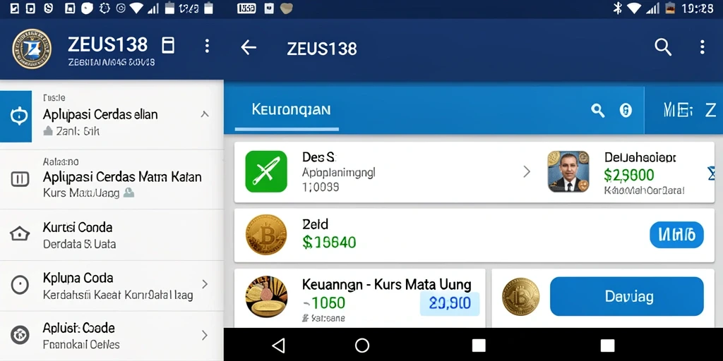 Antarmuka ZEUS138 menampilkan kurs mata uang yang mudah dipahami.